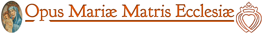 Opus Mariae Matris Ecclesiae Logo